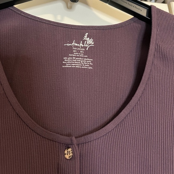 Free People Cropped Ribbed Top - Intimately Free - Picture 2 of 3